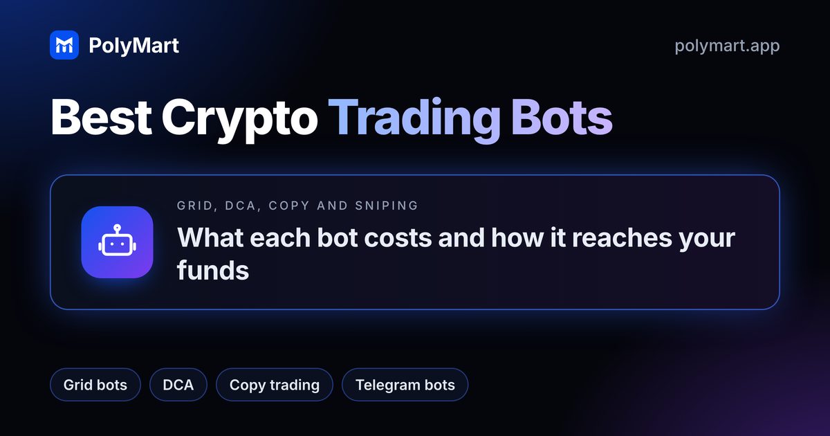 Best crypto trading bots, compared on PolyMart