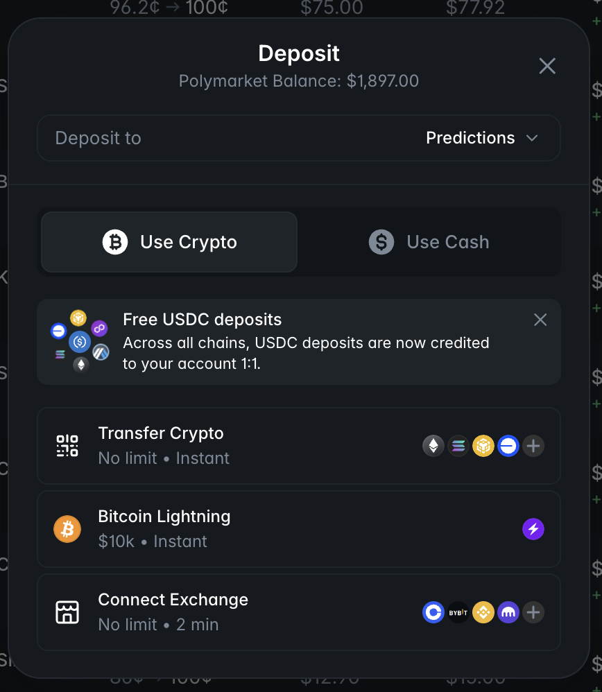 How to Deposit on Polymarket: USDC on Polygon (Step 2) How to Deposit on Polymarket: USDC on Polygon (Step 2)